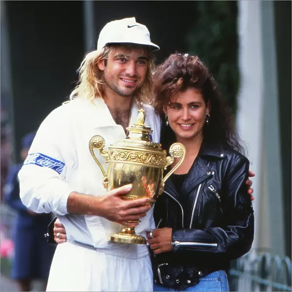 Andre Agassi - 1992 Wimbledon Singles Champion