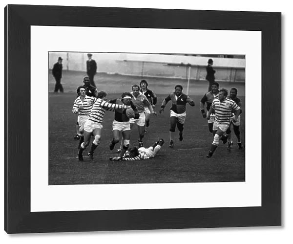 The South African Barbarians take on Devon in 1979