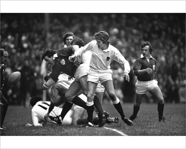 Englands Nick Preston - 1980 Five Nations