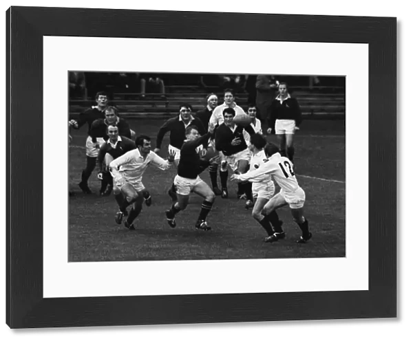 Scotland take on South Africa at Murrayfield in 1969
