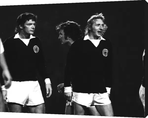 Scotlands Denis Law and Willie Morgan