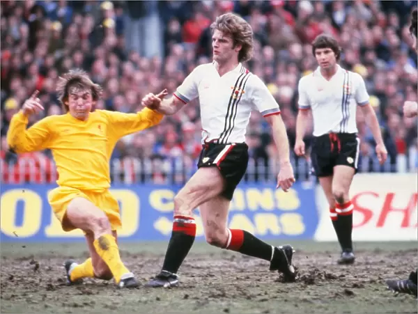 Kenny Dalglish and Gordon McQueen - 1979 FA Cup Semi-Final