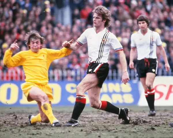 Kenny Dalglish and Gordon McQueen - 1979 FA Cup Semi-Final