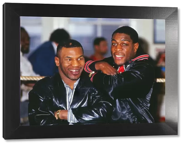 Frank Bruno and Mike Tyson