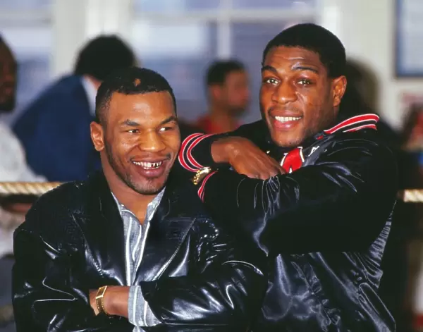 Frank Bruno and Mike Tyson