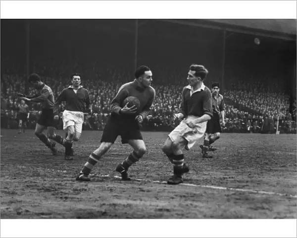 Leeds United goalkeeper Harold Searson - 1952 FA Cup