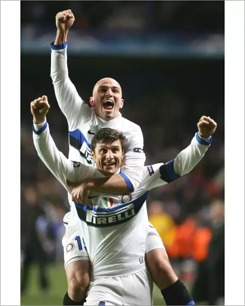 Javier Zanetti and Esteban Cambiasso - Inter Milan
