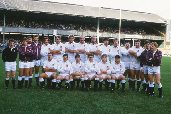 The England team that faced Australia in 1984