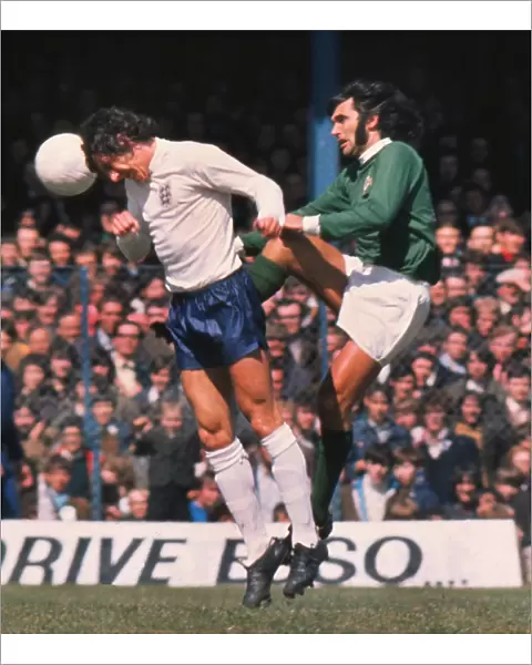 George Best and Roy McFarland - 1971 British Home Championship