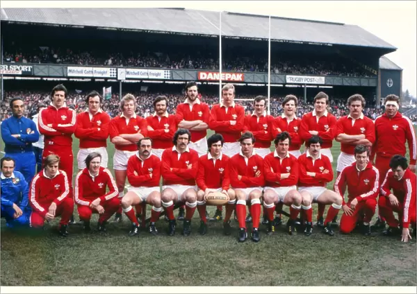 The Wales team that faced England in the 1982 Five Nations