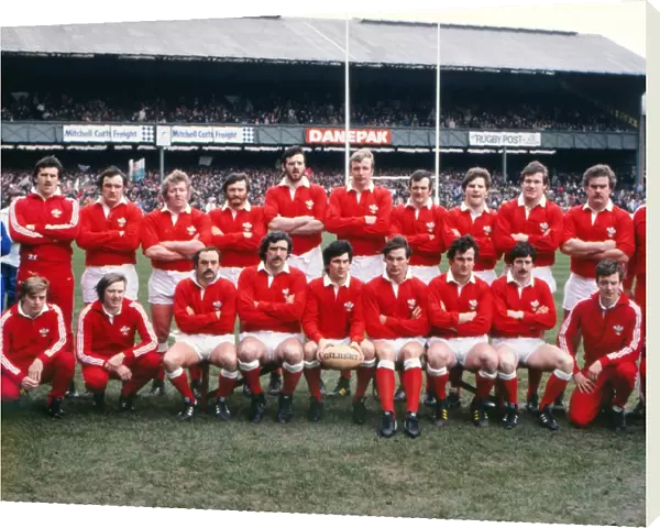 The Wales team that faced England in the 1982 Five Nations