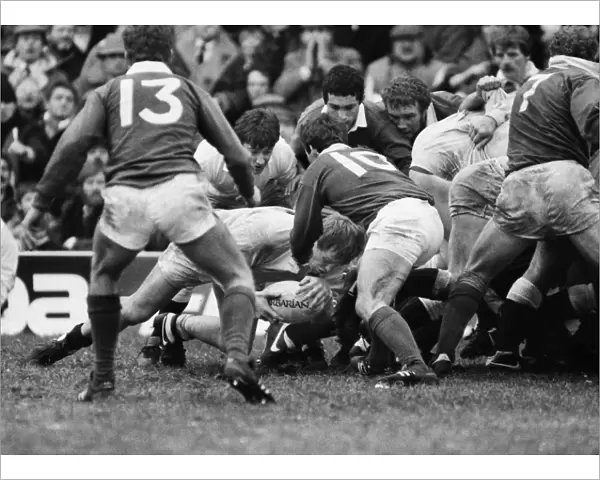 Dean Richards scores on his England debut - 1986 Five Nations
