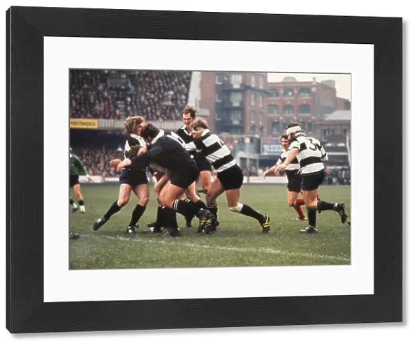 The Barbarians on the attack against the All Blacks in 1973