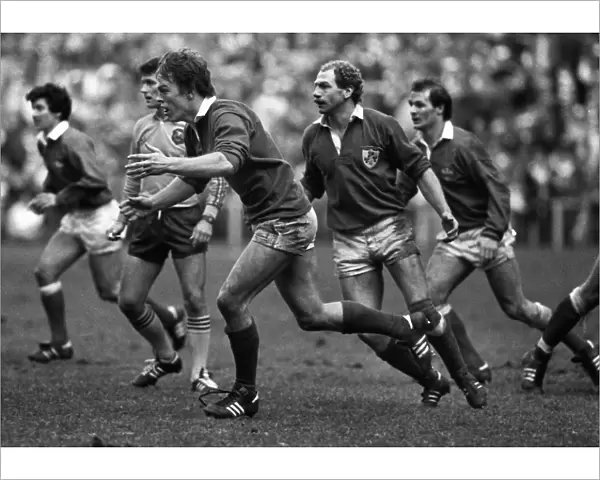 Irelands Brian Spillane and Nigel Carr - 1985 Five Nations