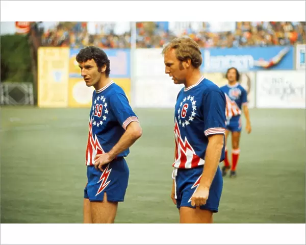 San Antonios Bobby Moore and Neil Martin - 1976 NASL