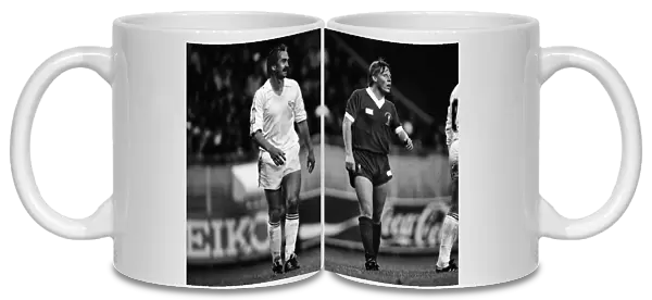 Real Madrids Uli Stielike and Liverpools Sammy Lee - 1981 European Cup Final