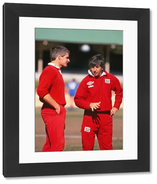 Coach Ian McGeechan and captain Finlay Calder - 1989 Lions Tour of Australia