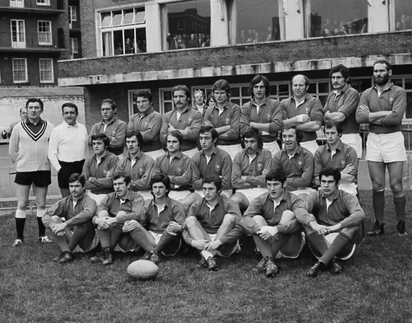 The France team that drew with Wales in the 1974 Five Nations