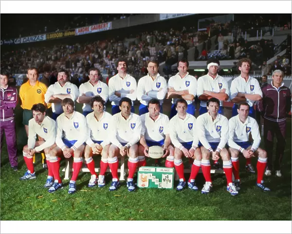 The France team that defeated Ireland in the 1986 Five Nations