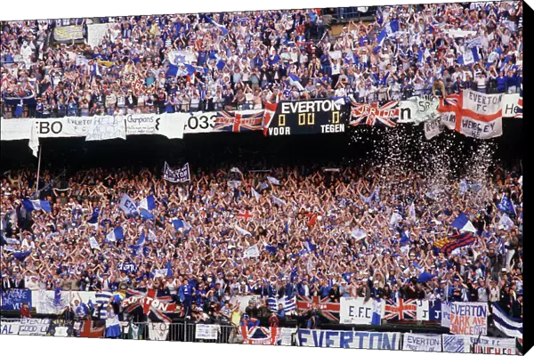 Everton fans - 1985 Cup Winners Cup Final