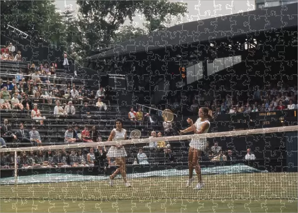Mary Ann Curtis and Julie Heldman - 1970 Wightman Cup