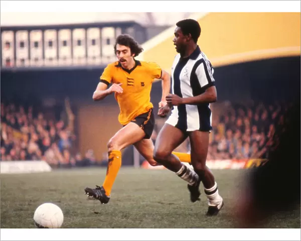 West Broms Laurie Cunningham and Wolves Geoff Palmer