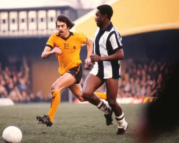 West Broms Laurie Cunningham and Wolves Geoff Palmer