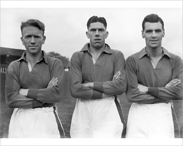 Harry Eastham, William Bainbridge, Harold Bell - Tranmere Rovers
