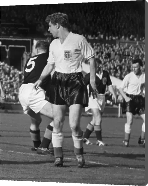 Englands Colin Grainger - 1956  /  7 British Home Championship
