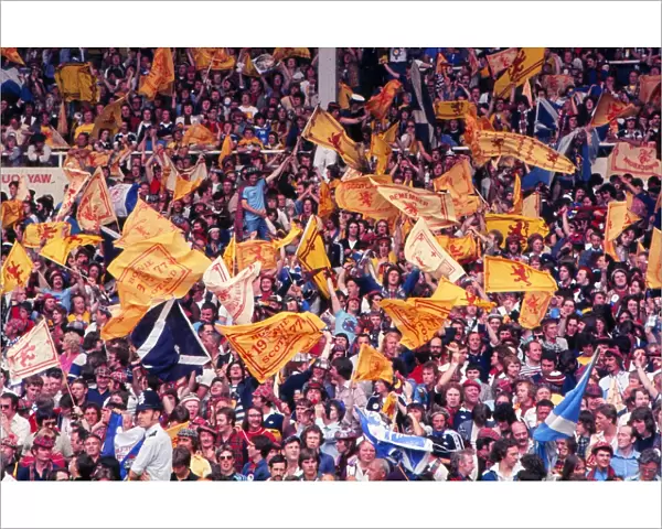 Scotland fans at Wembley - 1977 British Home Championship