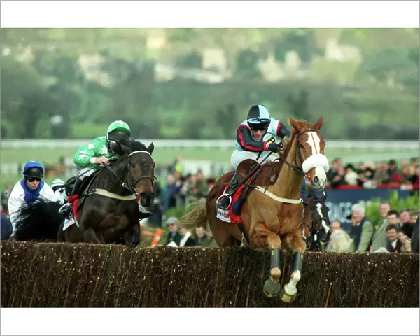 AP McCoy on the Mr Mulligan on the way to winning the 1997 Cheltenham Gold Cup