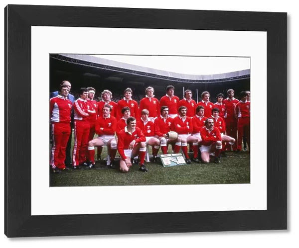The Wales team that faced France in the 1981 Five Nations