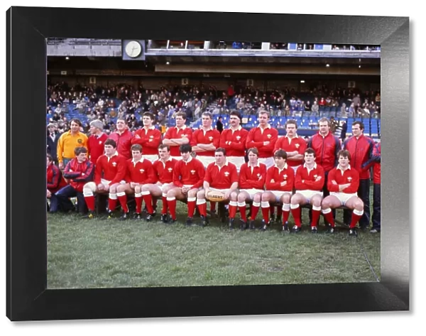 The Wales team group that defeated Ireland in the 1984 Five Nations