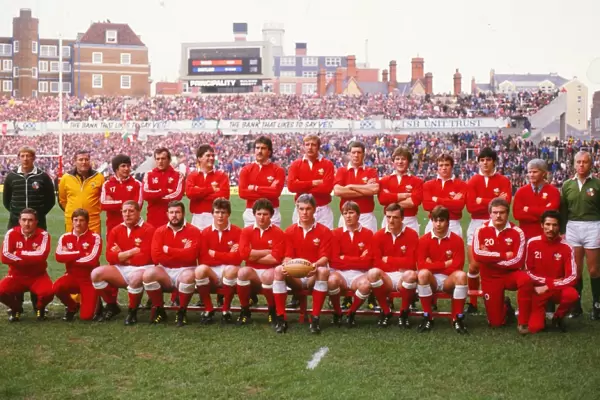 The Wales team that faced Scotland in the 1984 Five Nations