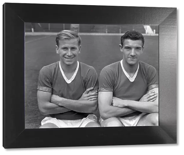 Bobby Charlton and Bill Foulkes - Manchester United