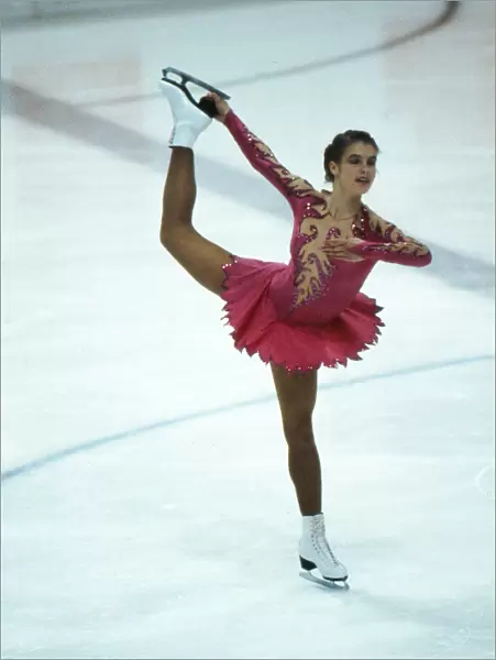 Katarina Witt at the 1984 Sarajevo Winter Olympics