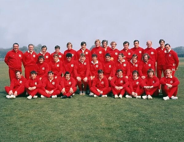 1971 British Lions Tour Party Team Group