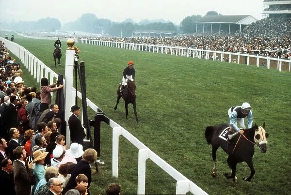 1973 Ascot Gold Cup. Horse racing : The Admiral ridden by Geoff Lewis wins