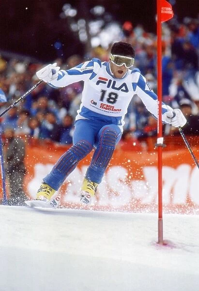 Alberto Tomba - 1987 FIS World Ski Championships