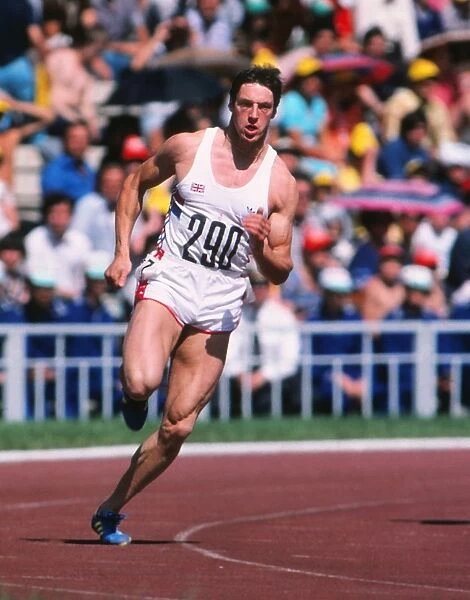 Allan Wells at the 1980 Moscow Olympics