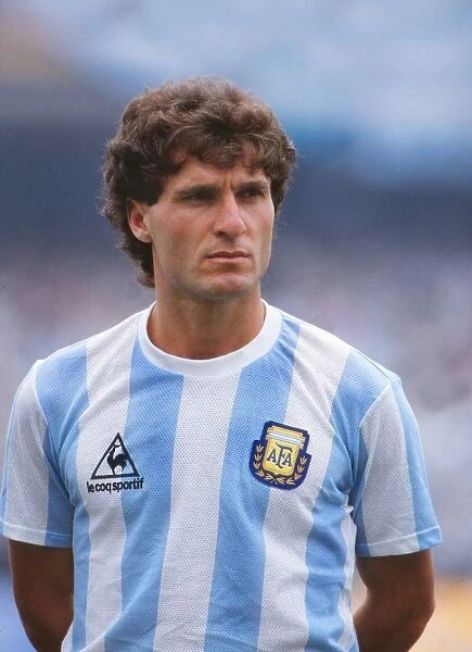 Argentinas Oscar Ruggeri at the 1986 World Cup