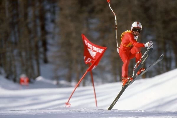 Austrias Erwin Resch at Val D Isere during the 1980 FIS World Cup