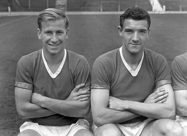 Bobby Charlton and Bill Foulkes - Manchester United