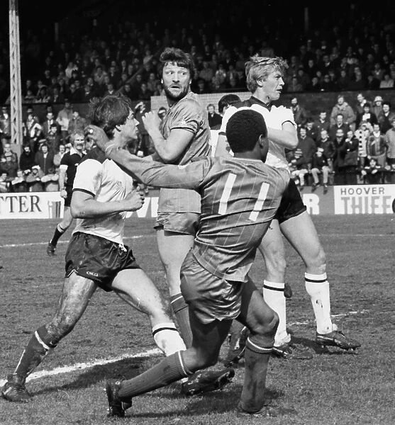 Chelseas Paul Canoville scores against Fulham in 1983