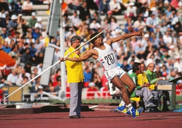 Daley Thompson at the 1980 Moscow Olympics