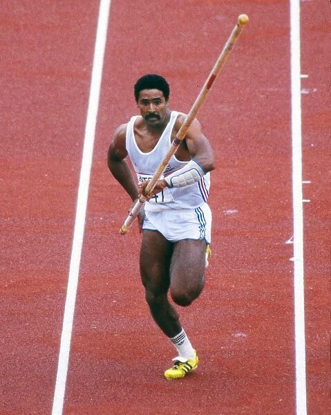 Daley Thompson at the 1983 Helsinki World Championships