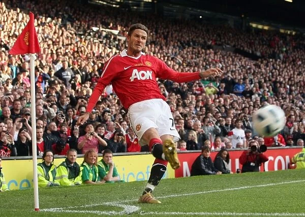 David Beckham plays again for Manchester United