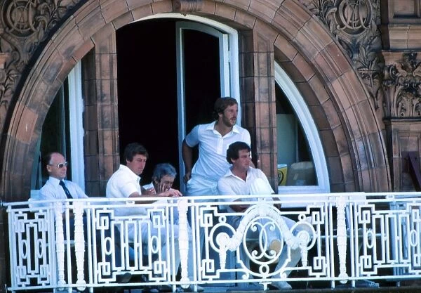 A dejected Ian Botham during the Second Test of the 1981 Ashes