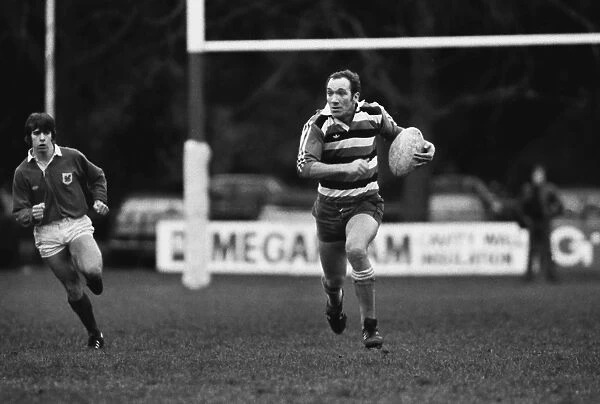 Derek Wyatt - Bath. Rugby Union - 1979  /  1980 season - London Welsh vs
