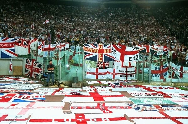 England fans in the Stadio Olimpico before the famous draw with Italy in 1998